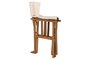 DKD Home Decor Silla Director de Acacia y Poliéster, Plegable