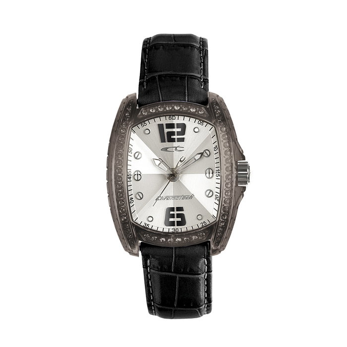 Chronotech RW0001 Reloj de Mujer con Esfera Blanca y Correa de Piel Chronotech RW0001 Reloj de Mujer con Esfera Blanca y Correa de Piel