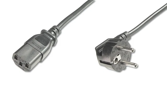 Digitus AK-440100-018-S Cable de Alimentación CEE7/7 a IEC C13 90º, 1.8m Negro, Probado VDE, para PC/Monitor Digitus AK-440100-018-S Cable de Alimentación CEE7/7 a IEC C13 90º, 1.8m Negro, Probado VDE, para PC/Monitor