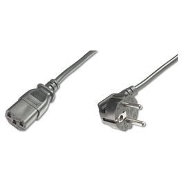 Digitus Cable de Red, 1.8m, CEE7/7 a IEC C13, Negro