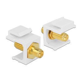 DeLOCK Módulo Keystone 86356 RP-SMA Blanco