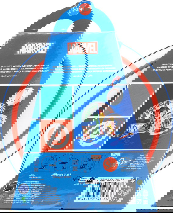 Set de Menaje Infantil The Avengers CZ11304 Plástico (5 Piezas)