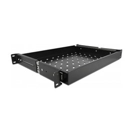 DeLOCK Cajón extraíble 1U para rack de 19″, negro