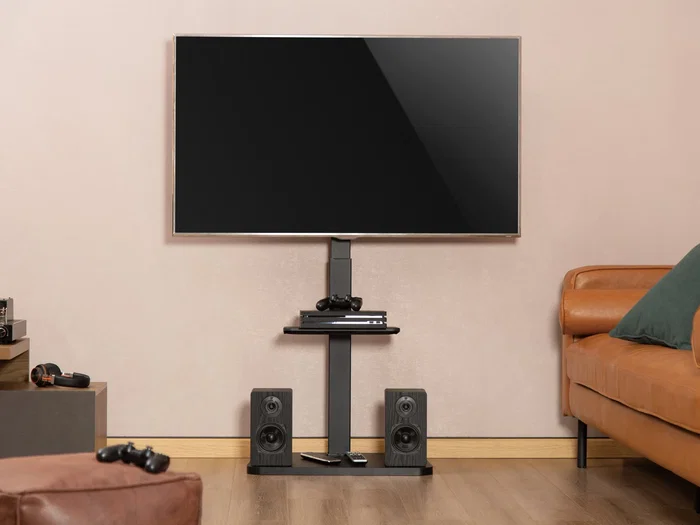 Equip 650613 Soporte de Suelo para TV 37-75 Pulgadas Negro Equip 650613 Soporte de Suelo para TV 37-75 Pulgadas Negro