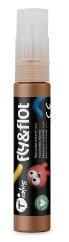 Tcolors Rotulador Volumétrico Fly & Flot Efecto 3D Marrón 25 ml