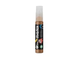 Tcolors Rotulador Volumétrico Fly & Flot 25 ml Color Marrón - Efecto 3D, Se Expande y Flota en Agua para Decorar Papel, Cartón, Madera y Más