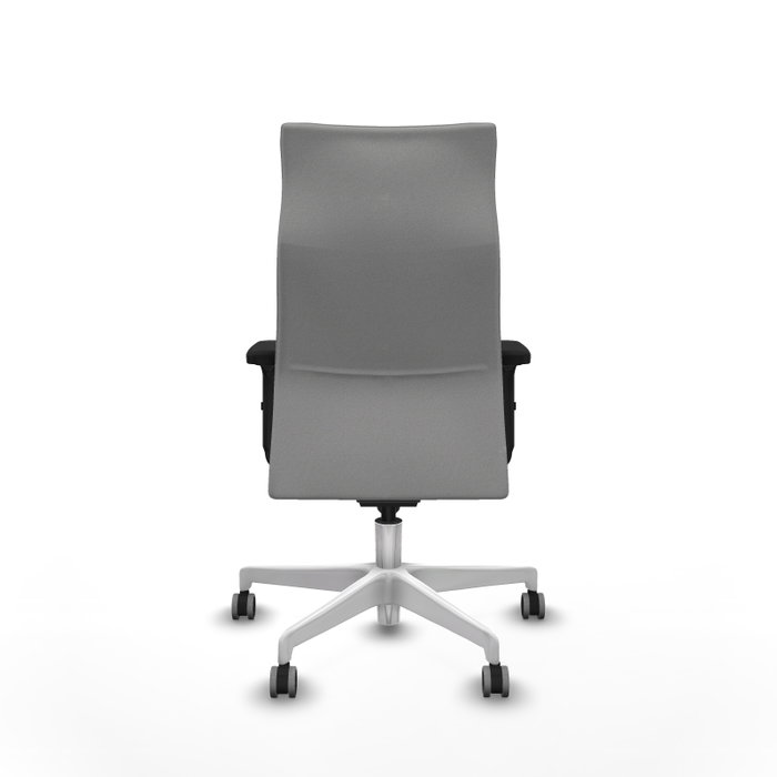 Sillón Albacete con mecanismo Sincro tapizada con Tela color Gris claro. Equipado con Base poliamida blanca, Brazos 2D y Ruedas 65 mm parqué Sillón Albacete con mecanismo Sincro tapizada con Tela color Gris claro. Equipado con Base poliamida blanca, Brazos 2D y Ruedas 65 mm parqué
