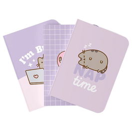 ERIK Set 3 Cuadernos A6 Moments Pusheen