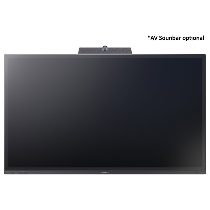 Sharp PN-LA652 Pantalla Plana Interactiva LCD Táctil de 65" / 165.1 cm, 4K Ultra HD, InGlass, 20 Puntos Táctiles, IPS, HDMI, DisplayPort, USB