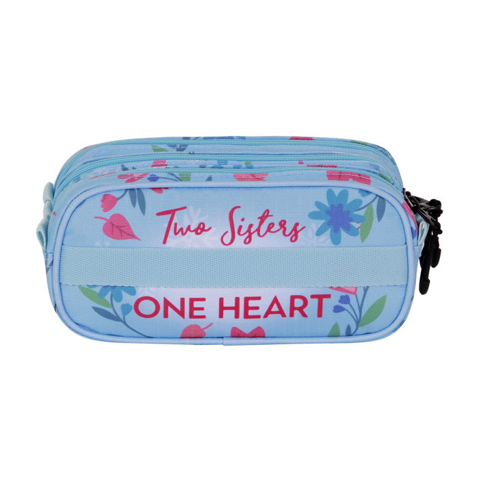 Disney Frozen 2 Estuche Portatodo Trick FAN 2.2 Heart, 3 Compartimentos, Azul, 10x23x11 cm Disney Frozen 2 Estuche Portatodo Trick FAN 2.2 Heart, 3 Compartimentos, Azul, 10x23x11 cm
