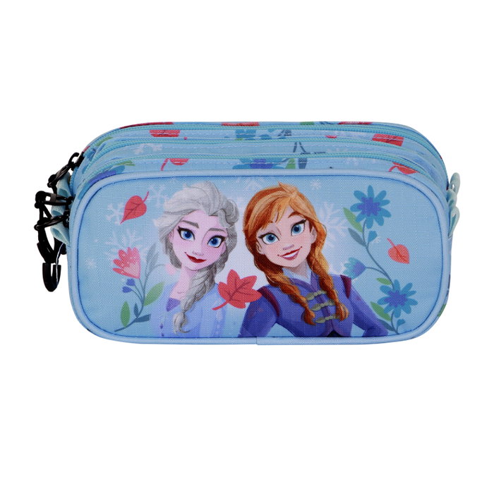 Disney Frozen 2 Estuche Portatodo Trick FAN 2.2 Heart, 3 Compartimentos, Azul, 10x23x11 cm Disney Frozen 2 Estuche Portatodo Trick FAN 2.2 Heart, 3 Compartimentos, Azul, 10x23x11 cm