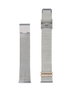 Watxandco Correa para Mujer Plateada de Acero 38mm