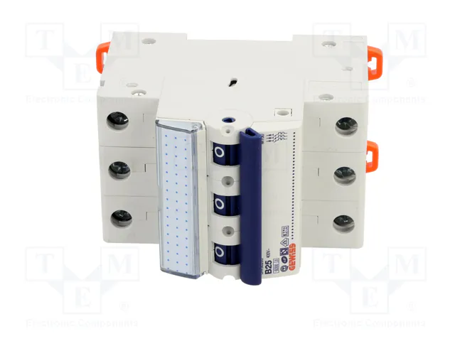 GEWISS Interruptor magnetotérmico MT 60 3P 25A 6kA