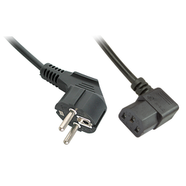 Lindy 30302 Cable de Alimentación CEE7/7 IEC 320 3 Metros Negro