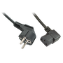 Lindy 30302 Cable de Alimentación 3 m CEE7/7 IEC 320 Negro