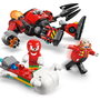 LEGO 77005 Sonic the Hedgehog - Dr. Eggman Meca Egg Crusher vs. Knuckles, Set de Construcción con Personajes, Lanzador y Emeralds del Caos, para Niños +8 Años
