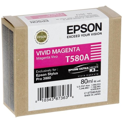 Epson Cartucho T580A Magenta Vivo 80 ml
