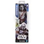Hasbro Star Wars Titan Series Figura The Mandalorian Articulada 30 cm con Capa y Bláster - Multilingüe