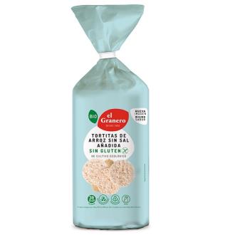 El Granero Tortitas de Arroz Integral BIO sin Sal 115g El Granero Tortitas de Arroz Integral BIO sin Sal 115g