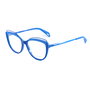 Police VPL931M5307B1 Gafas de Vista Azul para Mujer