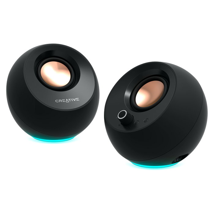 Creative Labs Pebble Pro 2.0 Altavoces Bluetooth 2.0 con RGB Negro