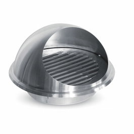 Edm Rejilla de ventilación de acero inoxidable copa empotrable ø125 mm