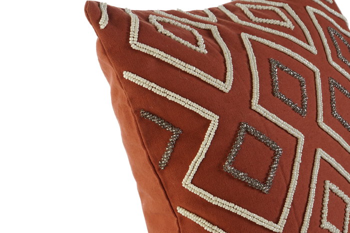 DKD Home Decor Funda Cojín Terracota 50 x 50 cm Algodón y Poliéster con Cremallera DKD Home Decor Funda Cojín Terracota 50 x 50 cm Algodón y Poliéster con Cremallera