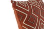 DKD Home Decor Funda Cojín Terracota 50 x 50 cm Algodón y Poliéster con Cremallera