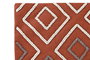 DKD Home Decor Funda Cojín Terracota 50 x 50 cm Algodón y Poliéster con Cremallera