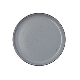 Quid Plato de Postre Cerámico Duna Gris 20x2,5 cm (12 Unidades)