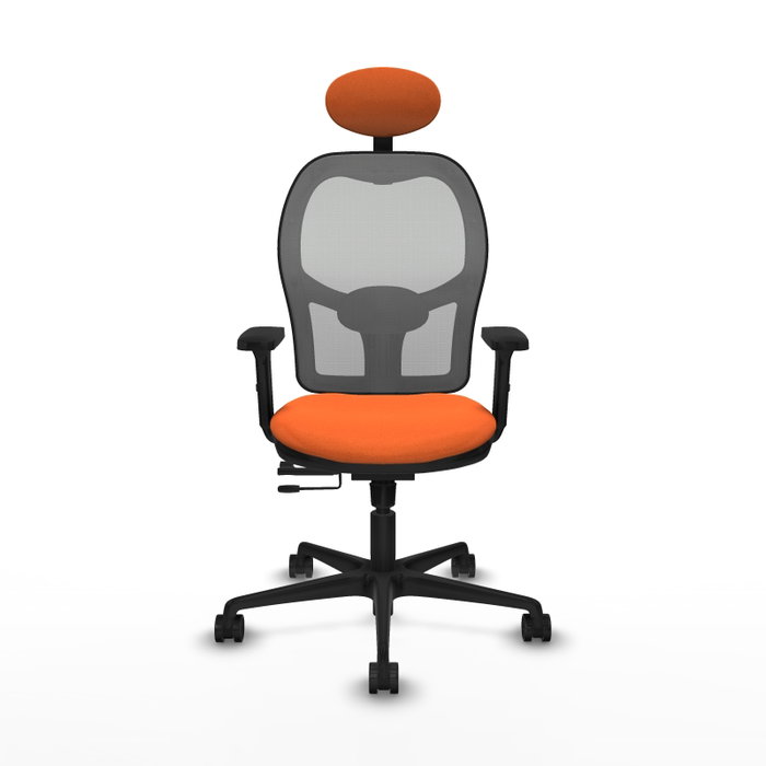 PIQUERAS Y CRESPO Silla de oficina Jorquera Naranja y Gris PIQUERAS Y CRESPO Silla de oficina Jorquera Naranja y Gris