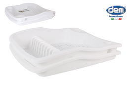 Inde Escurreplatos con Bandeja 48 cm x 40 cm x 11.5 cm Bloo (7 Unidades)