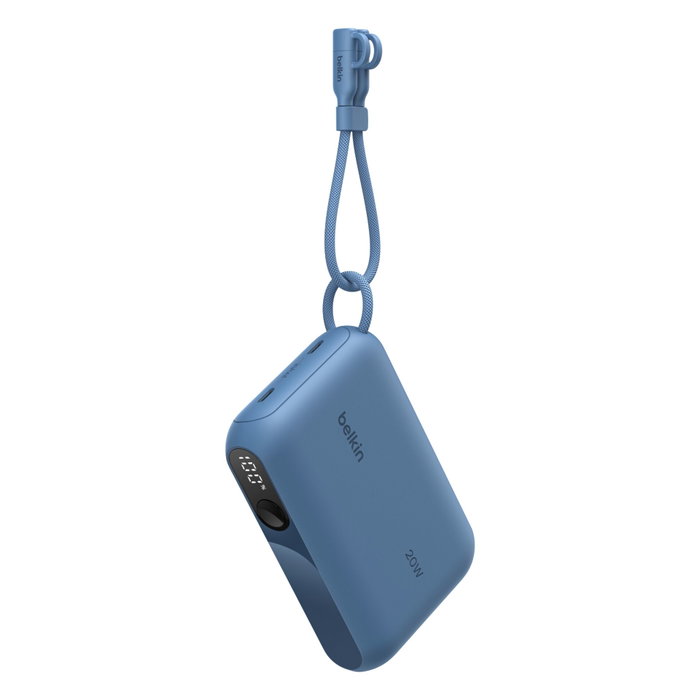 Belkin Powerbank + Display 20W 10.000mAh USB-C Azul BPB027hqBL