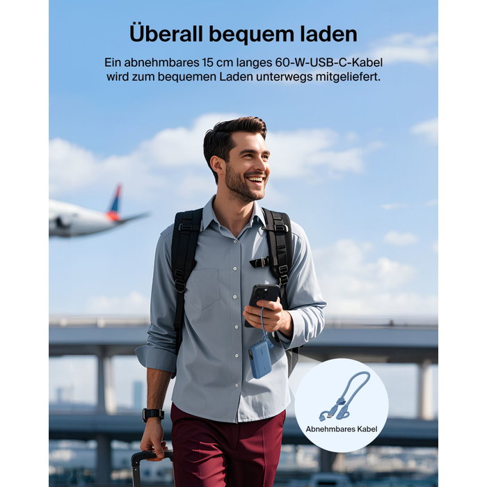 Belkin Powerbank + Display 20W 10.000mAh USB-C Azul BPB027hqBL