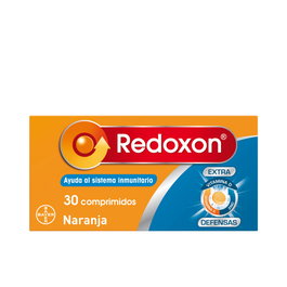 Redoxon Redoxon Extra Defensas Comprimidos Efervescentes #naranja 30 u - Con Vitamina C, Zinc y Vitamina D para el Sistema Inmunológico