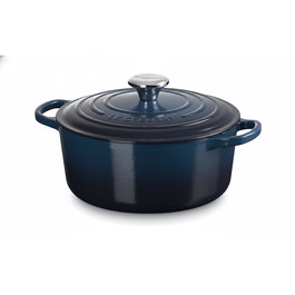Le Creuset Signature Bräter Cacerola Redonda 24 cm Nuit