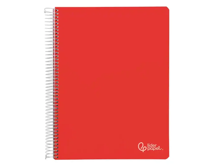 Liderpapel Cuaderno Espiral A4 Micro Witty Tapa Dura 120 Hojas 90gr Cuadro 5mm 5 Bandas 4 Taladros Colores Surtidos