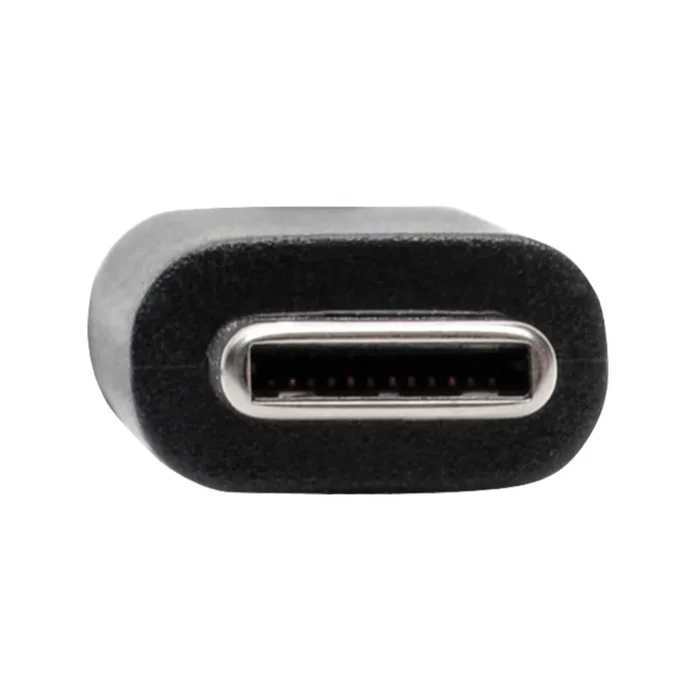 Tripp Lite Hub USB-C U460-003-3A1GB con 3 puertos USB-A 3.1 y Puerto Gigabit Ethernet - Black - Estación de trabajo portátil Plug & Play