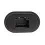 Tripp Lite Hub USB-C U460-003-3A1GB con 3 puertos USB-A 3.1 y Puerto Gigabit Ethernet - Black - Estación de trabajo portátil Plug & Play
