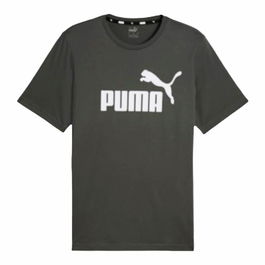 Camiseta de Manga Corta Hombre Puma Essentials Gris