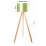 Kano-1 Lámpara de Suelo Verde/Crema