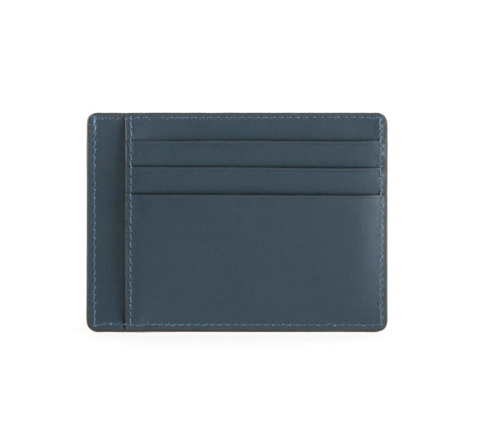 Piquadro Tarjetero de Cuero con Protección RFID para Hombres
