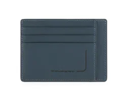 Piquadro Tarjetero de Cuero con Protección RFID para Hombres