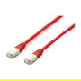 EQUIP Cable Patch Cat6A S/FTP LSZH 1m Rojo 605620