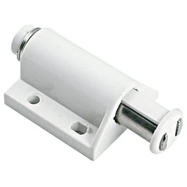 HERRAJES ALK Cierre Imán Presión Simple Blanco