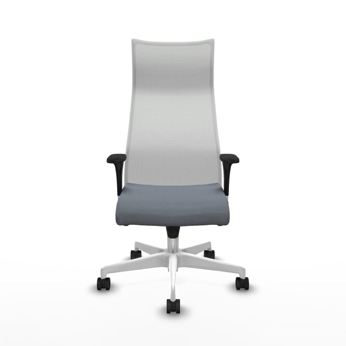 PIQUERAS Y CRESPO Sillón Albacete con Mecanismo Sincro, Tela Gris y Malla Blanca PIQUERAS Y CRESPO Sillón Albacete con Mecanismo Sincro, Tela Gris y Malla Blanca