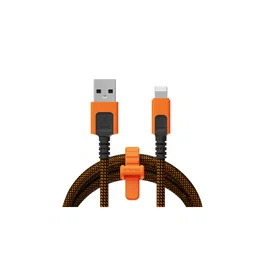 Xtorm Cable USB-A a Lightning 1.5m - Negro/Naranja - Para iPhone, iPad - Carga y Sincronización