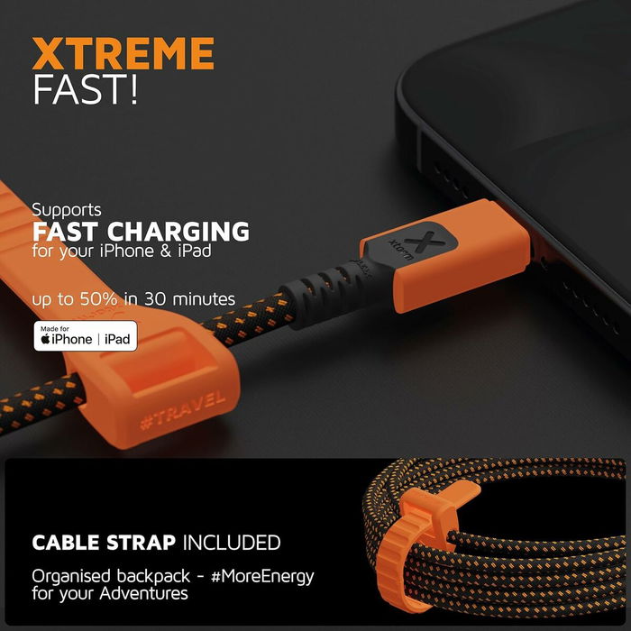 Cable USB Xtorm CXX2001 Naranja