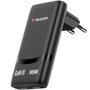 Verbatim Cargador de Pared GaN Fold 'n' Go 65W 2xUSB-C Negro