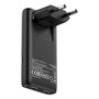 Verbatim Cargador de Pared GaN Fold 'n' Go 65W 2xUSB-C Negro